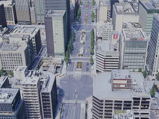 Tokyo City, Japan (2021) 3D Model preview