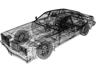 Oldsmobile Delta 88 (1981) 3D Model preview