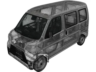 Daihatsu Hijet S320 Cargo (2017) 3D Model preview