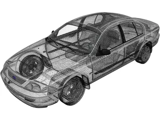 Ford Falcon (2000) 3D Model preview