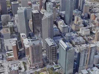 Houston City, TX, USA (2022) 3D Model preview