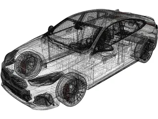 BMW 2-Series Gran Coupe (2021) 3D Model preview
