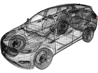 Buick Enclave (2018) 3D Model preview