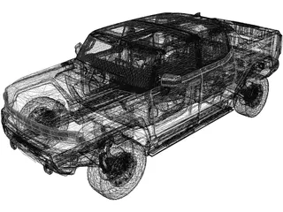 GMC Hummer EV (2022) 3D Model preview