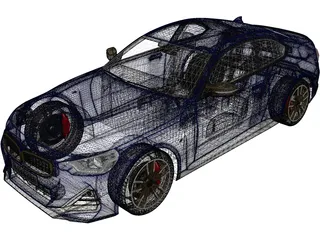 BMW M240i Coupe [G42] (2022) 3D Model preview