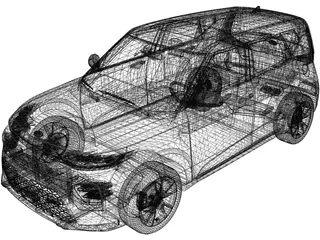 Kia Soul (2022) 3D Model preview