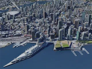 Vancouver City, Canada (2022) 3D Model preview