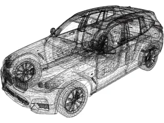 BMW X3 M40i (2020) 3D Model preview