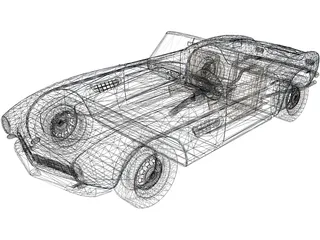 BMW 507 (1956) 3D Model preview