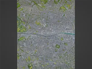 Dublin City, Ireland (2022) 3D Model preview