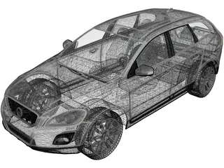Volvo XC60 (2009) 3D Model preview