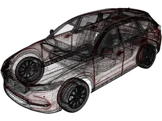 Mazda CX-8 (2020) 3D Model preview