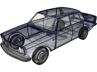 Volvo 144 (1967) 3D Model preview