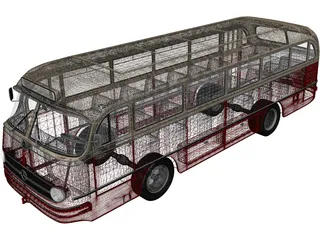 Mercedes-Benz O 321 H (1954) 3D Model preview