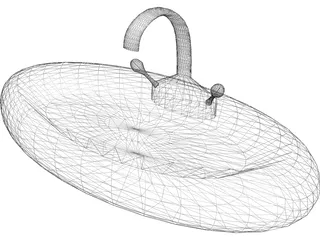 Bathroom Sink 3D Model preview