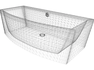 Bathtub 3D Model preview