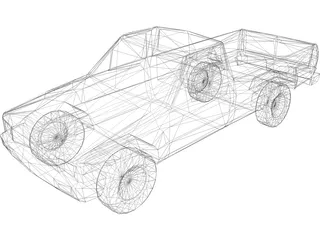 Toyota Pickup (1985) 3D Model preview