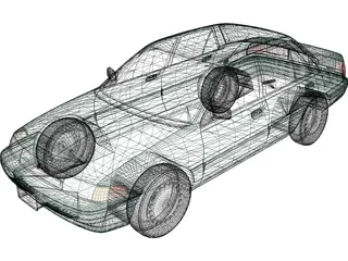 Mercury Tracer (1994) 3D Model preview