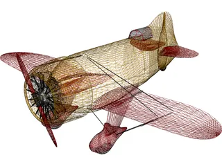 Gee Bee 3D Model preview