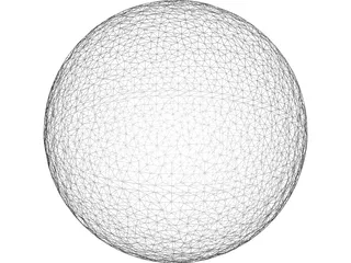 Golf Ball 3D Model preview