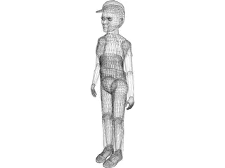 Boy 3D Model preview