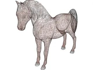 Horse 3D Model preview