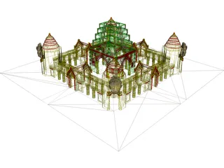 Castle 3D Model preview