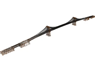 Brooklyn Bridge 3D Model preview