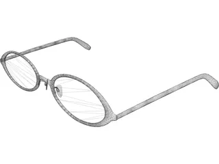 Glasses 3D Model preview
