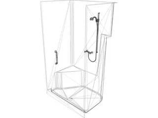 Shower 3D Model preview