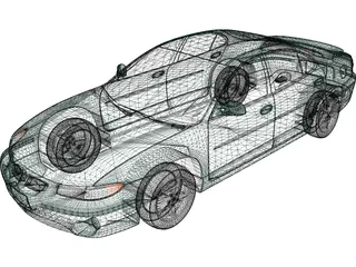 Pontiac Grand Prix GT (2000) 3D Model preview