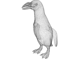 Penguin 3D Model preview