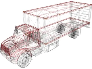 Truck (1994) 3D Model preview