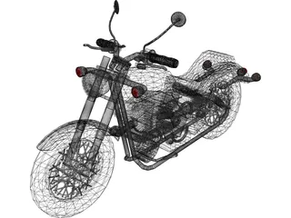 Motorcycle 3D Model preview