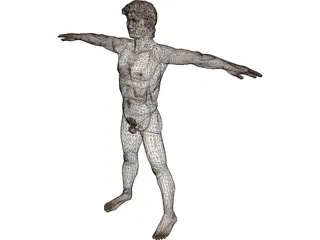 Man David 3D Model preview