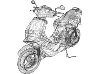 Scooter 3D Model preview