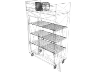 Refrigerador 3D Model preview