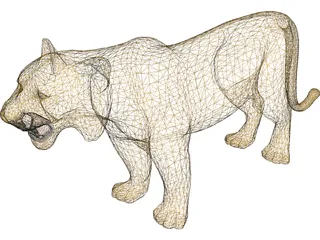 Tiger 3D Model preview