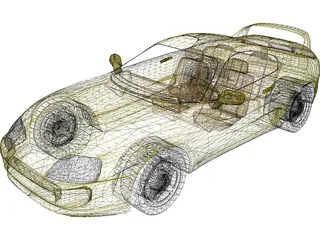 Toyota Supra (1994) 3D Model preview