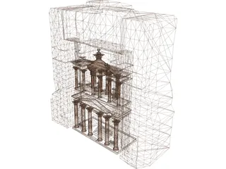 Petra Tomb 3D Model preview
