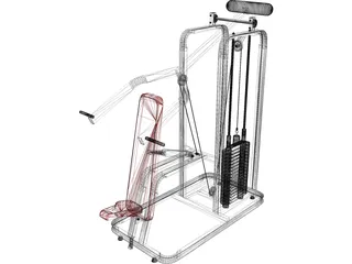 Incline Press 3D Model preview