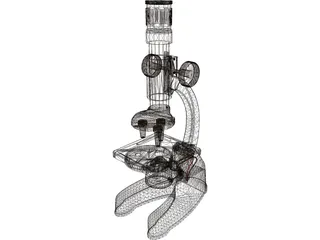Microscope 3D Model preview