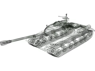 Stalin JS-3 3D Model preview