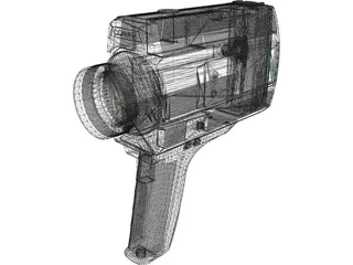 Movie Camera 3D Model preview
