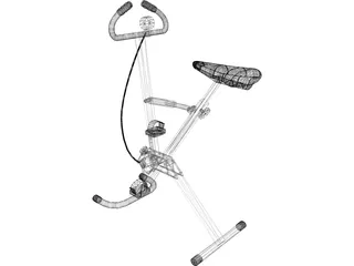 Exercise Cycle 3D Model preview