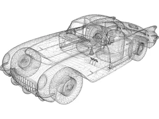 Chevrolet Corvette 454 3D Model preview