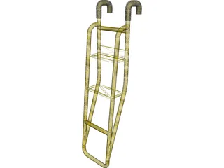 Crew Ladder F-5e 3D Model preview