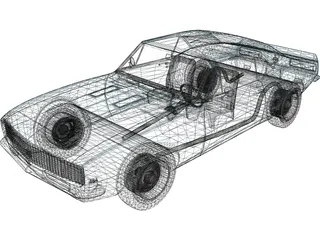 Chevrolet Camaro SS (1967) 3D Model preview
