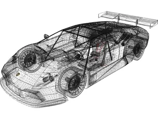 Lamborghini Murcielago R GT 3D Model preview