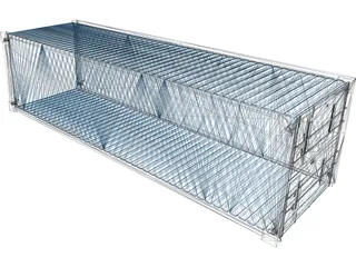 Shipping Container 3D Model preview